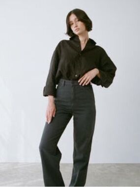 OZMA of California Classic Straight Jean Tencel Bull Denim